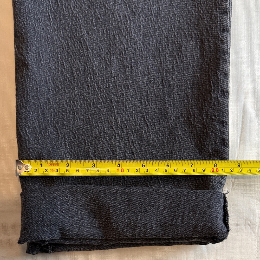 Madewell Women's Charcoal Curvy Perfect Vintage Straight Jeans Size 33 - Picture 14 of 14
